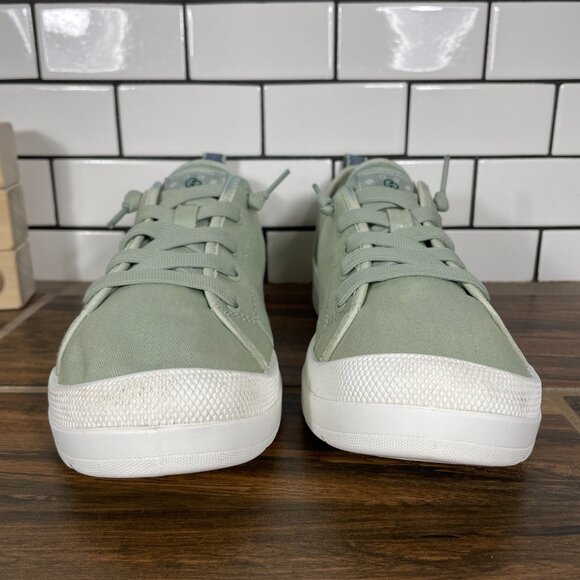 Skechers BOBS Beyond Sprouting Love Shoes Womens Size 9 Sage Slip On Sneaker - Picture 3 of 15
